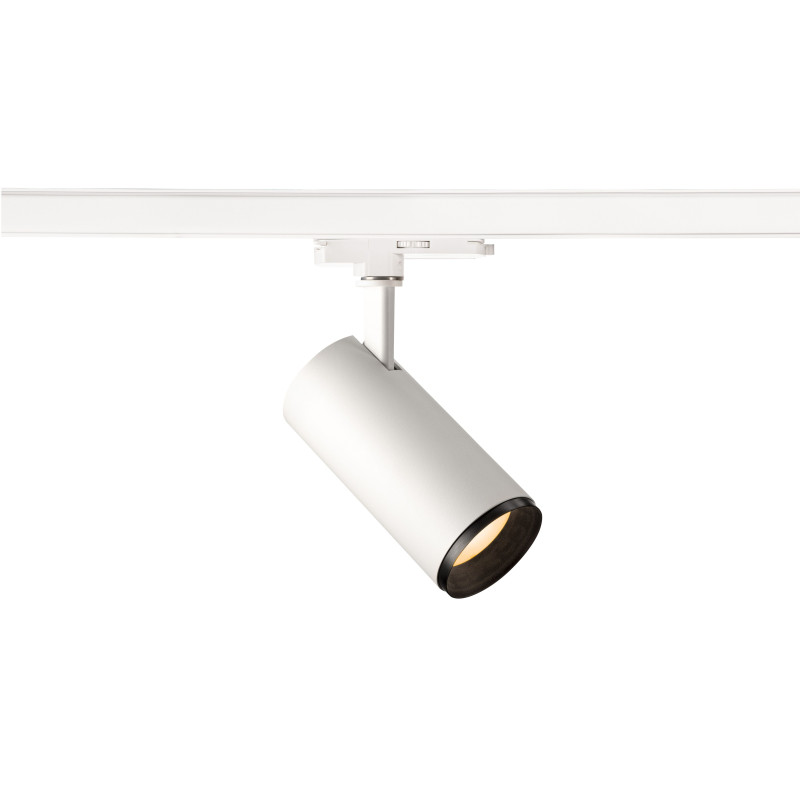 NUMINOS, spot pour rail 3 allumages, intérieur, 60°, blanc/noir, LED, 20,1W, 2700K, variable Dali