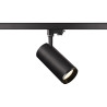 NUMINOS, spot pour rail 3 allumages, intérieur, 60°, noir, LED, 28W, 4000K, variable Triac