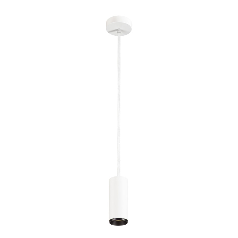 NUMINOS, suspension intérieure, 24°, blanc/noir, LED, 10,42W, 4000K, variable Dali