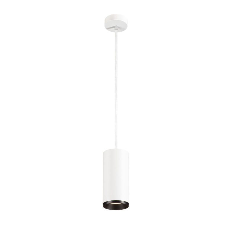 NUMINOS, suspension intérieure, 24°, blanc/noir, LED, 28W, 4000K, variable Dali