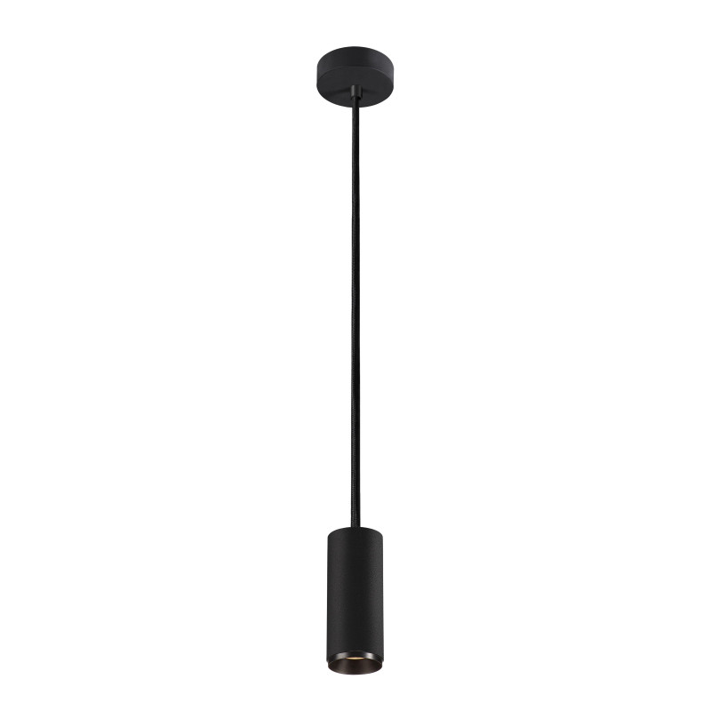 NUMINOS, suspension intérieure, 24°, noir, LED, 10,42W, 3000K, variable Dali