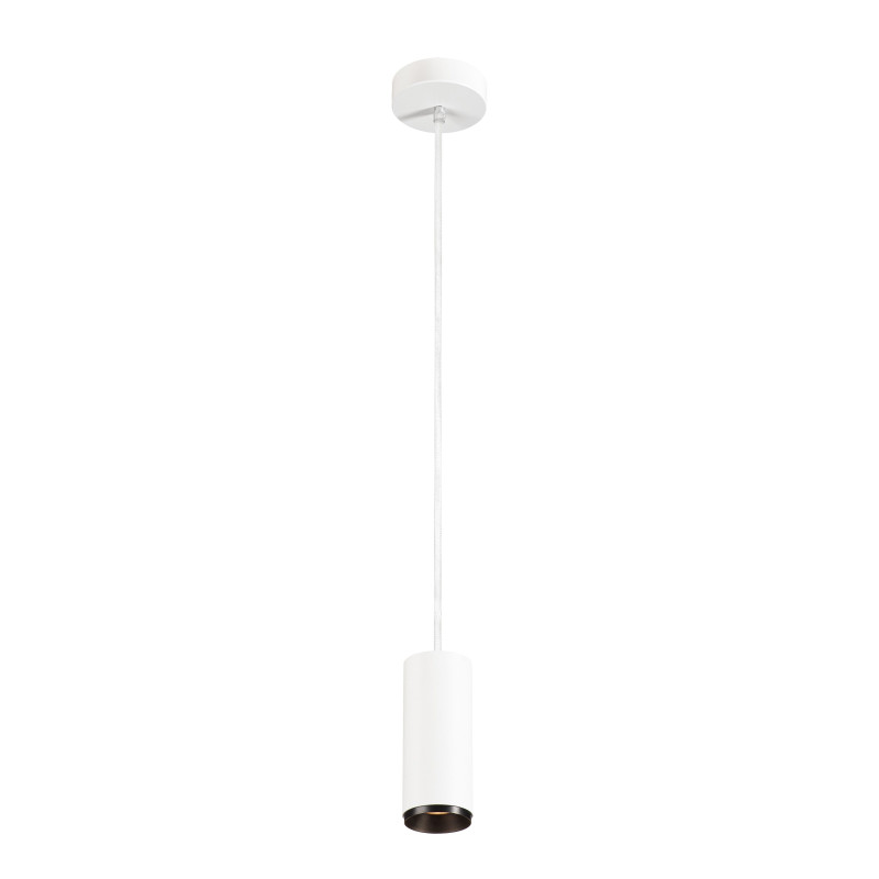NUMINOS, suspension intérieure, 36°, blanc/noir, LED, 10,42W, 2700K, variable Triac