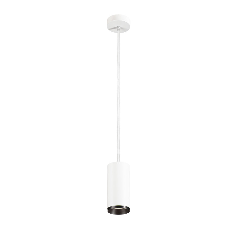NUMINOS, suspension intérieure, 36°, blanc/noir, LED, 20,1W, 4000K, variable Dali