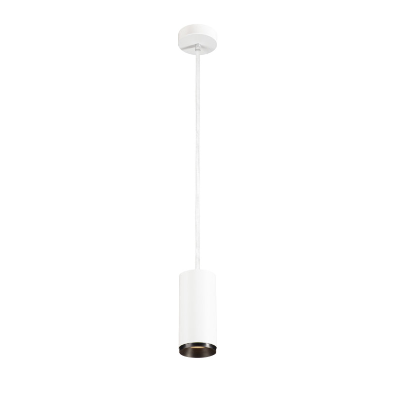 NUMINOS, suspension intérieure, 60°, blanc/noir, LED, 20,1W, 2700K, variable Dali