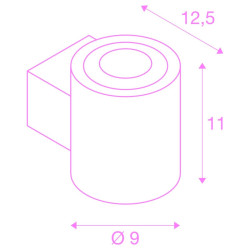 OCULUS UP/DOWN, applique intérieure, up/down, blanc, LED, 15W, 2000-3000K