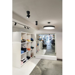 OCULUS, applique et plafonnier intérieur, noir, LED, 10,5W, 2000-3000K, Dim to warm