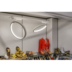 ONE 40 TRACK, spot pour rail 3 allumages, intérieur, blanc, LED, 15,2W, 4000K, variable Dali