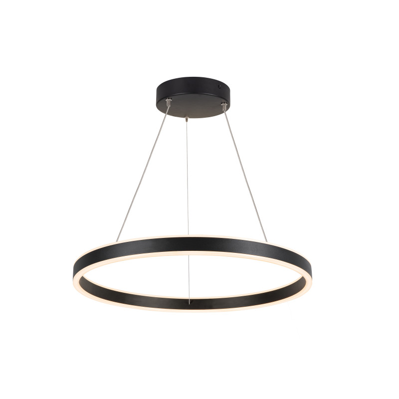 ONE 60, suspension intérieure, up/down, noir, LED, 24W, 2700/3000K, interrupteur CCT, variable Triac