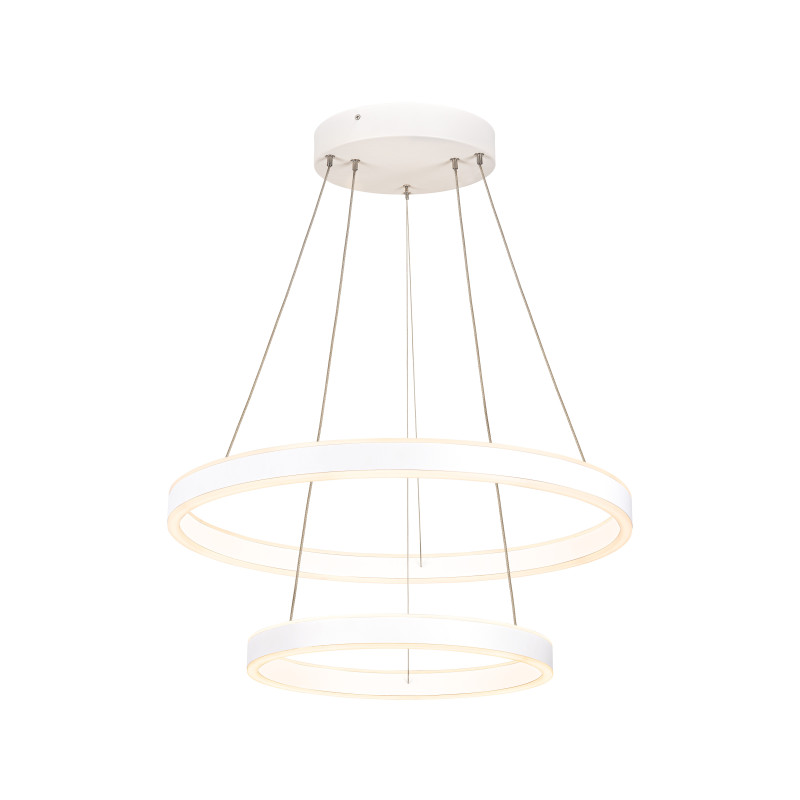 ONE DOUBLE, suspension intérieure, up/down, blanc, LED, 35W, 2700/3000K, interrupteur CCT, variable Triac