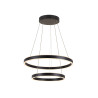 ONE DOUBLE, suspension intérieure, up/down, noir, LED, 35W, 2700/3000K, interrupteur CCT, variable Triac