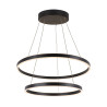 ONE DOUBLE, suspension intérieure, up/down, noir, LED, 55W, 3000/4000K, interrupteur CCT, variable Dali