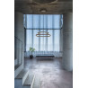 ONE DOUBLE, suspension intérieure, up/down, noir, LED, 55W, 3000/4000K, interrupteur CCT, variable Dali