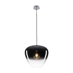 PANTILO CONVEX 40, suspension intérieure, chrome, E27, max 40W