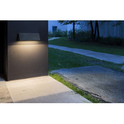 PEMA®, applique extérieure, noir, LED 16W, 3000K/4000K, IP65