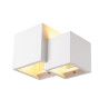 PLASTRA, applique intérieure, cube, blanc, G9, QT14, 15W max