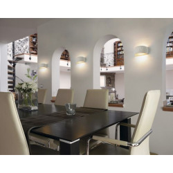 PLASTRA, applique intérieure, incurvé, blanc, R7s 118mm, QT-DE12, 20W max