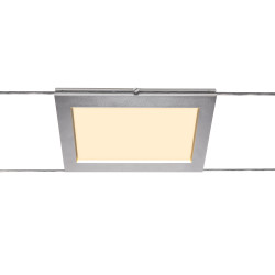 PLYTTA, spot pour câble tendu T.B.T. TENSEO, intérieur, chrome, LED, 9W, 2700K