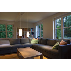 QUADRASS SPOT, suspension intérieure, blanc, E27, max 40W
