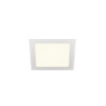 SENSER 18, encastré de plafond intérieur, carré, blanc, LED, 4000K