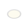 SENSER 24, encastré de plafond intérieur, rond, blanc, LED, 4000K