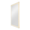 TRUKKO, applique intérieure, miroir, carré, alu, LED, 25W, IP44
