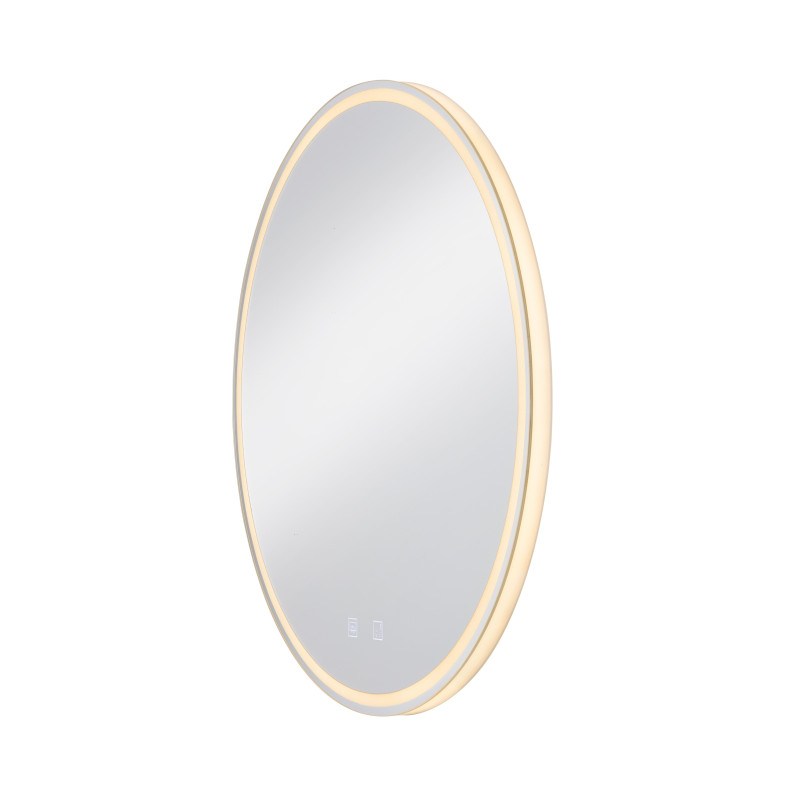 TRUKKO, applique intérieure, miroir, rond, alu, LED, 25W, IP44