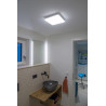 SIMA, applique et plafonnier intérieur, carré, blanc, LED, 24W, 3000K, variable