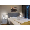 SOMNILA SPOT, applique int. liseuse, gauche, blanc, LED 13W 3000K, avec port USB