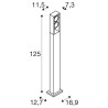 ESKINA FRAME 125, borne ext, double, anthracite, LED, 27W, 3000/4000K, IP65, CCT