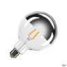 Source LED G125, E27, chrome, 7,5W, 2700K, tête miroir, variable