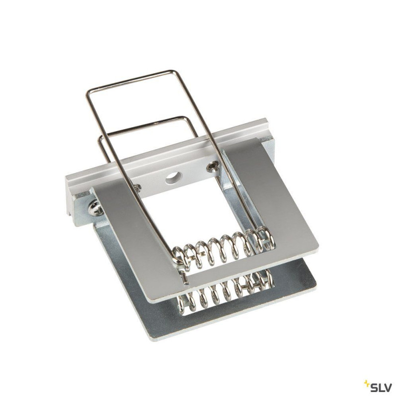 GRAZIA 20, clips de montage, chrome/aluminium, 2 pièces