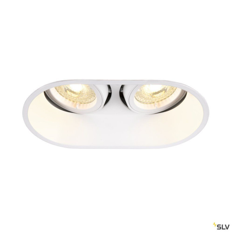 HORN, encastré de plafond intérieur, double, blanc, GU10/QPAR51, 25W max