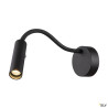 KARPO GOOSE, applique intérieure, liseuse, noir, LED, 5,8W, 3000K, variable