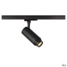 NUMINOS® ZOOM M, spot rail 3 all int, 15°, noir, LED, 20W, 3000K, variable Dali