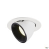 NUMINOS® GIMBLE L, encastré de plafond int, 20°, blanc/noir, LED, 25,4W, 4000K