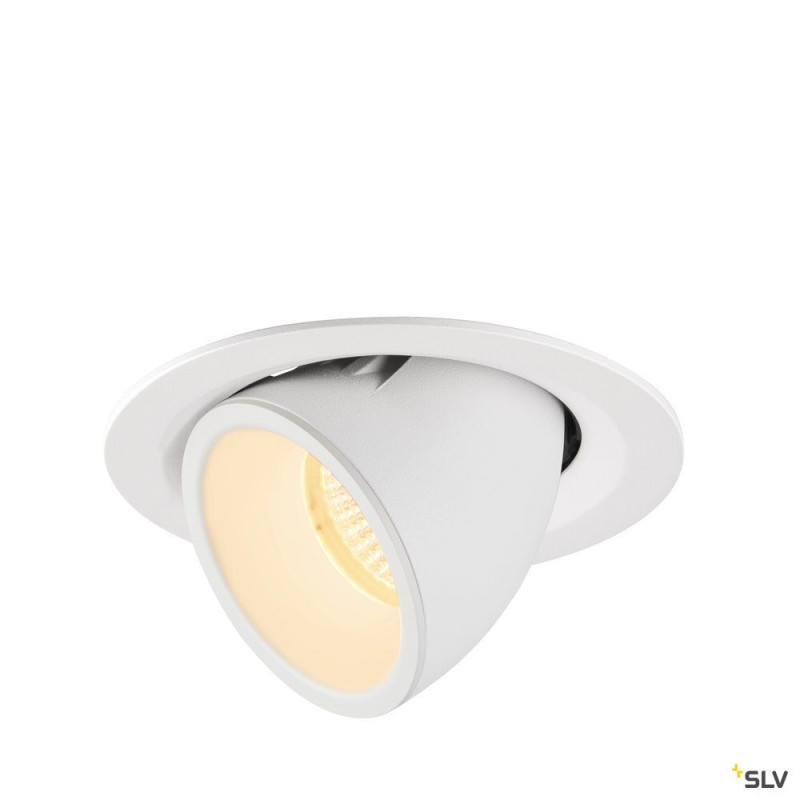 NUMINOS® GIMBLE M, encastré de plafond intérieur, 55°, blanc, LED, 17,5W, 3000K