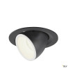 NUMINOS® GIMBLE M, encastré de plafond int, 20°, noir/blanc, LED, 17,5W, 4000K