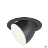 NUMINOS® GIMBLE XL, encastré de plafond int, 55°, noir/blanc, LED, 37,4W, 4000K
