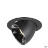 NUMINOS® GIMBLE XL, encastré de plafond int, 40°, noir/chrome, LED, 37,4W, 4000K