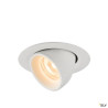 NUMINOS® GIMBLE XS, encastré de plafond intérieur, 55°, blanc, LED, 7W, 2700K