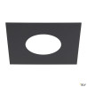 NUMINOS®, bague de réduction carrée, longueur 24 cm, Ø intérieur 12 cm, noir