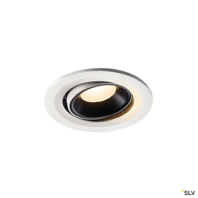 NUMINOS® MOVE S, encastré plafond orientable, 40°, blanc/noir, LED, 8,6W, 3000K
