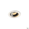NUMINOS® MOVE XS, encastré plafond orientable, 20°, blanc/chrome, LED, 7W, 3000K