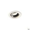 NUMINOS® MOVE XS, encastré plafond orientable, 55°, blanc/chrome, LED, 7W, 4000K