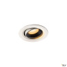 NUMINOS® MOVE XS, encastré plafond orientable, 55°, blanc/noir, LED, 7W, 2700K