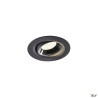 NUMINOS® MOVE XS, encastré plafond orientable, 55°, noir/chrome, LED, 7W, 4000K