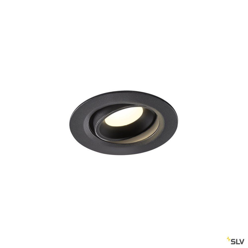 NUMINOS® MOVE XS, encastré plafond orientable, 20°, noir, LED, 7W, 4000K