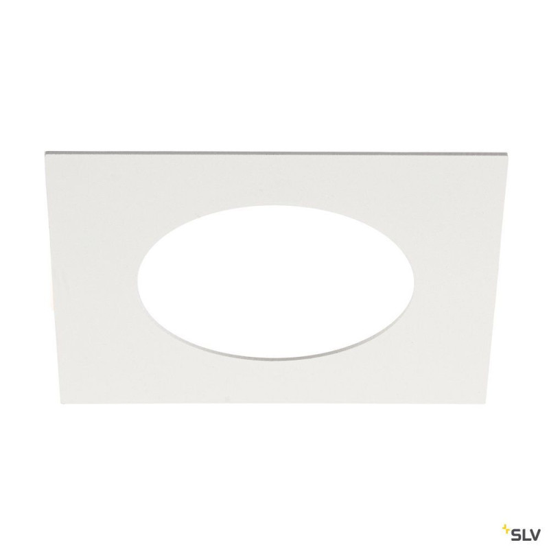 NUMINOS®, bague de réduction carrée, longueur 16 cm, Ø intérieur 9 cm, blanc