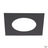 NUMINOS®, bague de réduction carrée, longueur 16 cm, Ø intérieur 9 cm, noir