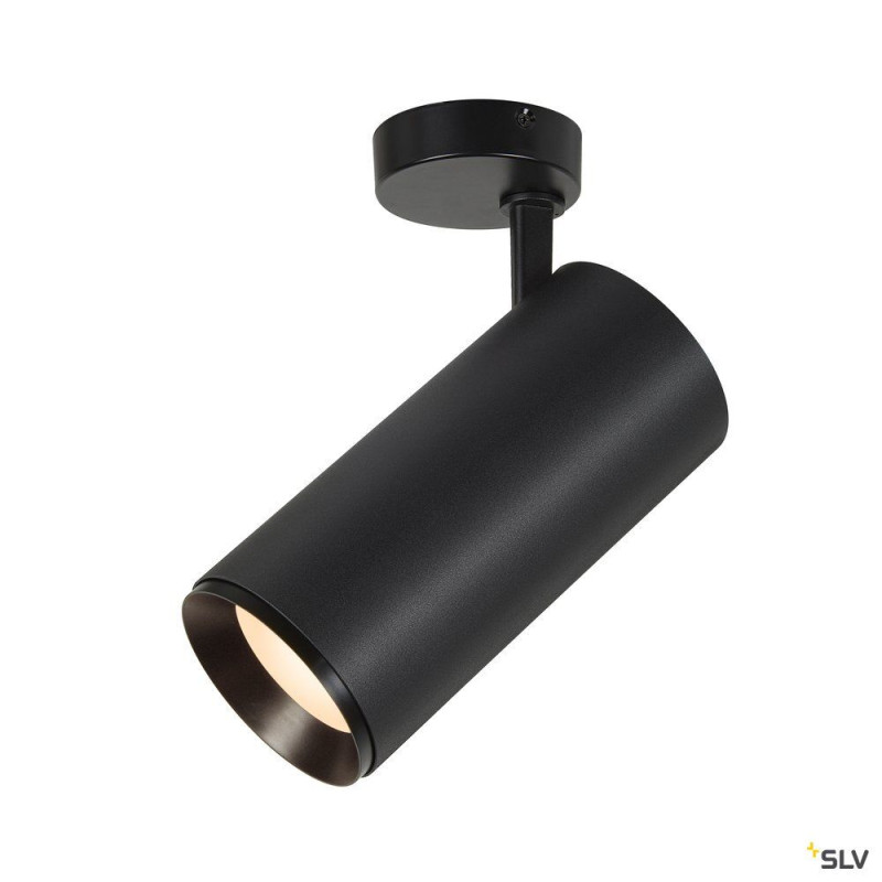 NUMINOS® XL, plafonnier orientable, 36°, noir, LED, 36W, 3000K, variable Dali